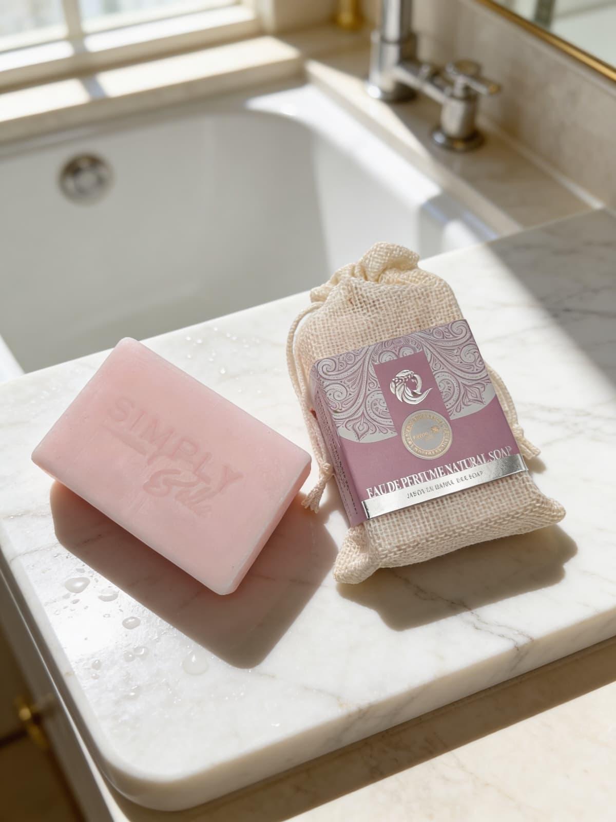 SIMPLY BELLA - PERFUME NARTURAL SOAP- NOURISHING WITH LONG LASTING FRANGANCE