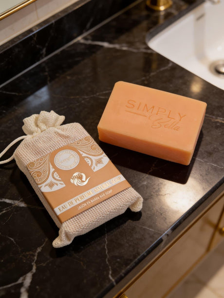 SIMPLY BELLA - PERFUME NARTURAL SOAP- NOURISHING WITH LONG LASTING FRANGANCE