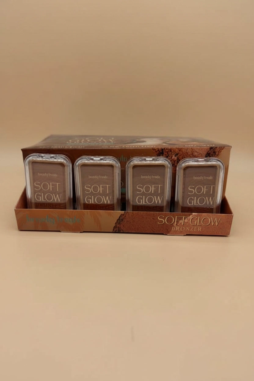 BEAUTY TREATS - SOFT GLOW BRONZER SILKY POWDER  (24PCS)