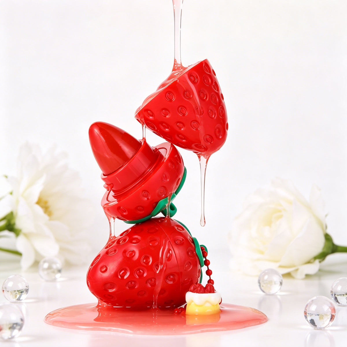 ROMANTIC BEAUTY - BERRY CHARMING LIP BALM  (24PCS)