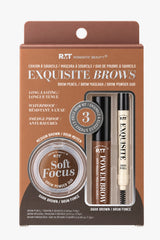 ROMANTIC BEAUTY - EXQUISITE BROWS - BROW PENCIL/ BROW MASCARA/ BROW POWDER DUO (1PC)