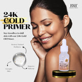 ROMANTIC BEAUTY- MAKEUP PRIMER 24K GOLD- OIL PRIMER- 24PCS