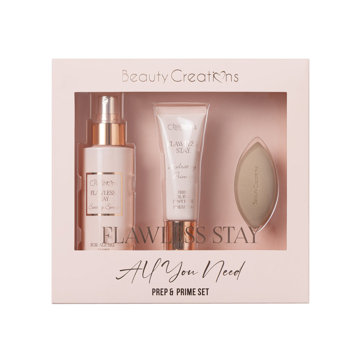 BEAUTY CREATIONS - ALL YOU NEED FLAWLESS STAY PREP & PRIME SET (1PC)
