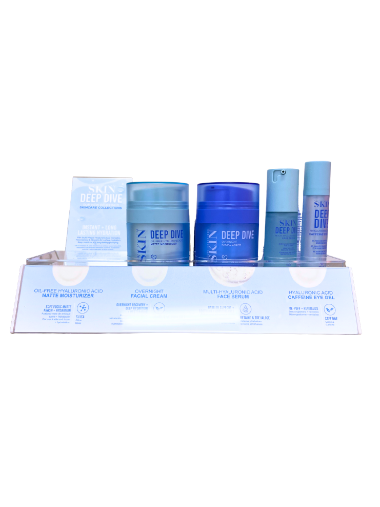 BEAUTY CREATIONS SKIN - EXTENSION DEEP DIVE NTD DISPLAY +TESTERS - PRE-SALE