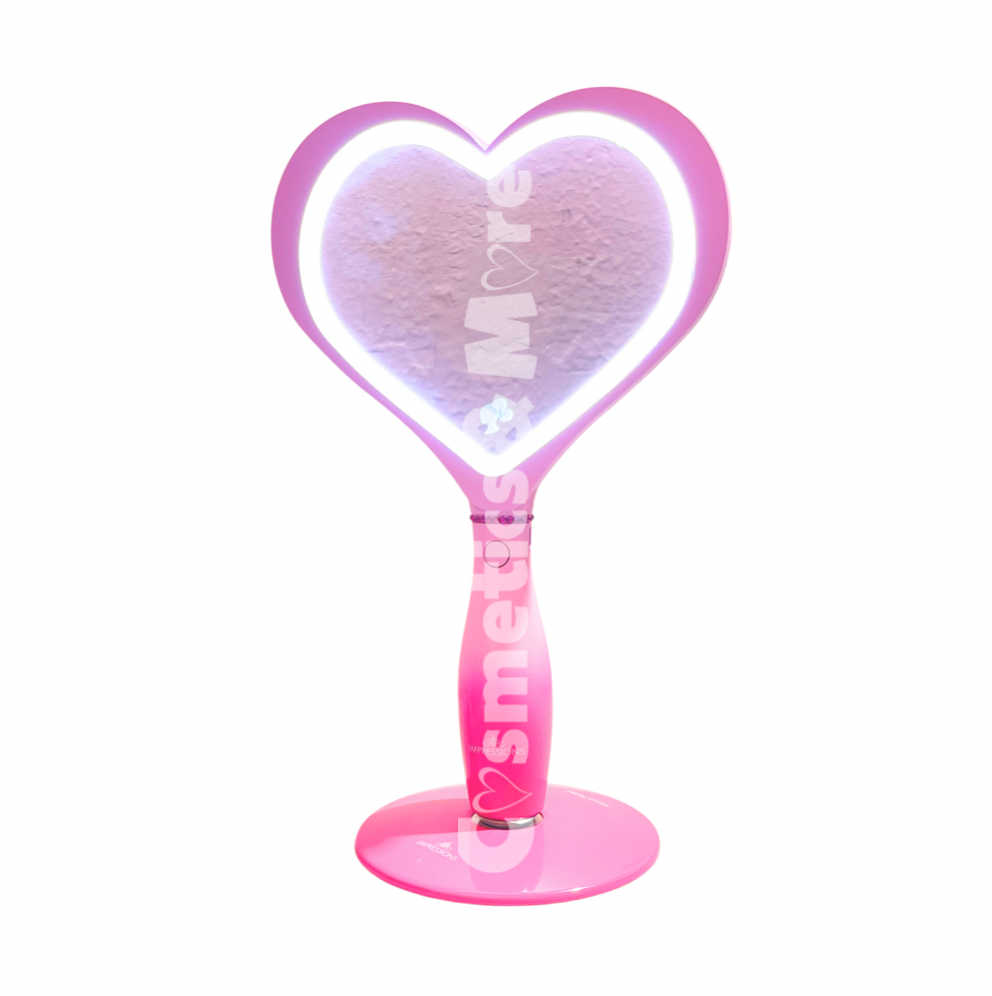 IMPRESSIONS VANITY - BARBIE LED HANDHEALD MIRROR WITH STANDING BASE (1PC)