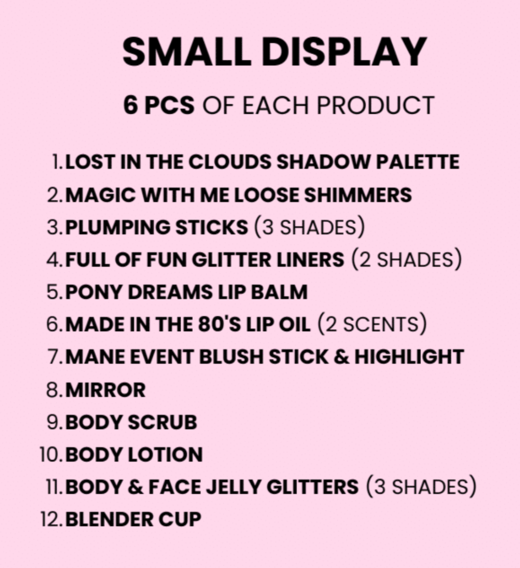 BEAUTY CREATIONS X MY LITTLE PONY - TABLE TOP DISPLAY