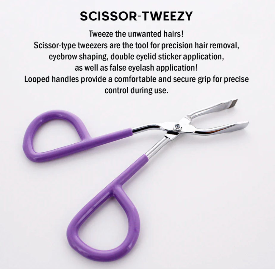 ADORO - EZ GRIP SCISSOR TYPE TWEEZER (12PC)