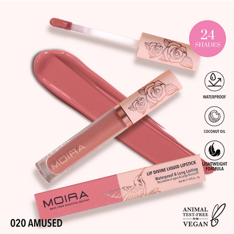 MOIRA - LIP DIVINE LIQUID LIPSTICK (NEW SHADES)