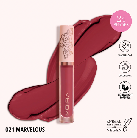 MOIRA - LIP DIVINE LIQUID LIPSTICK (NEW SHADES)