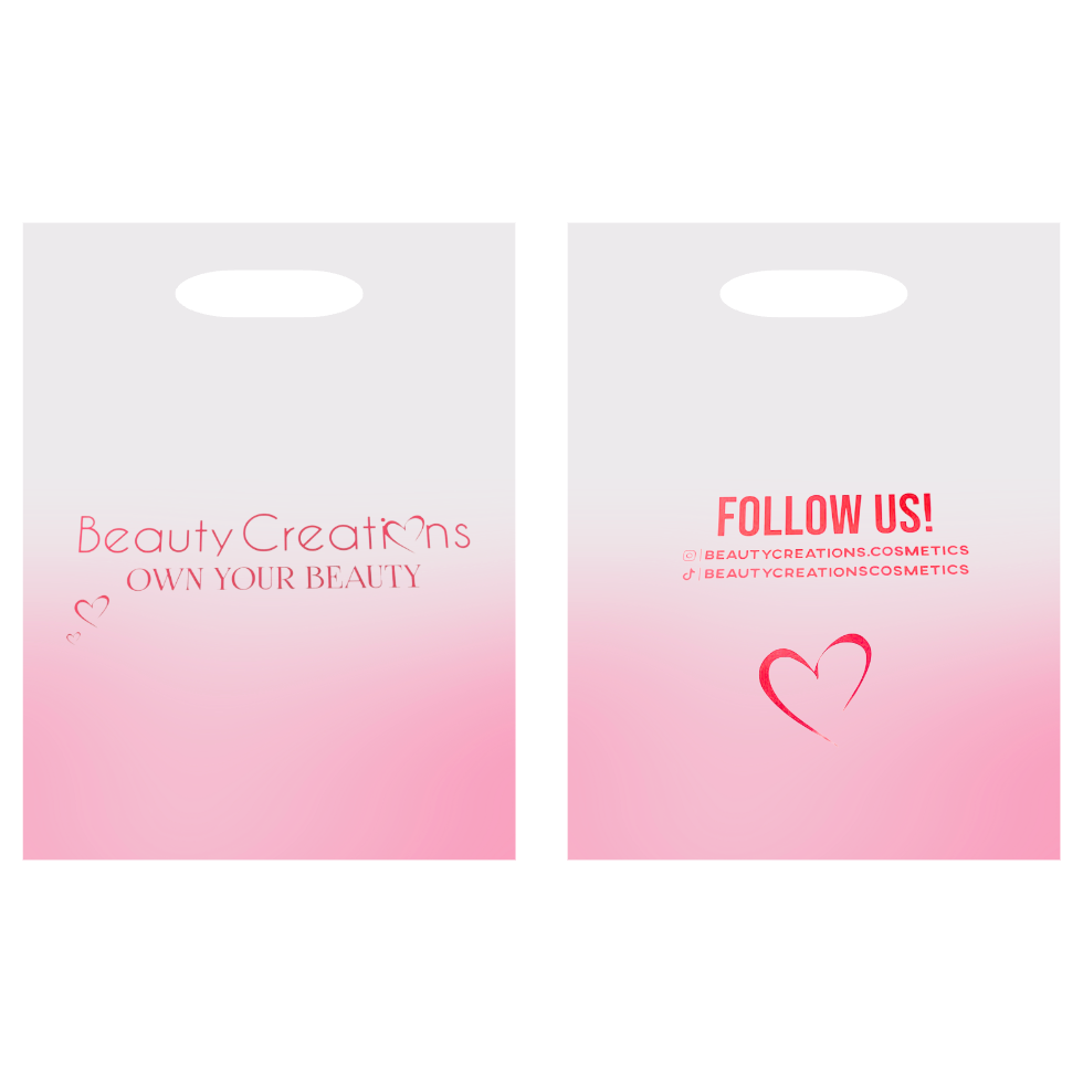 BEAUTY CREATIONS- PP STORE PLASTIC BAGS- 250PCS BX