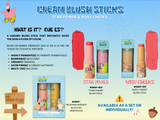 SPONGEBOB SQUAREPANTS X BEAUTY CREATIONS - CREAM BLUSH STICKS