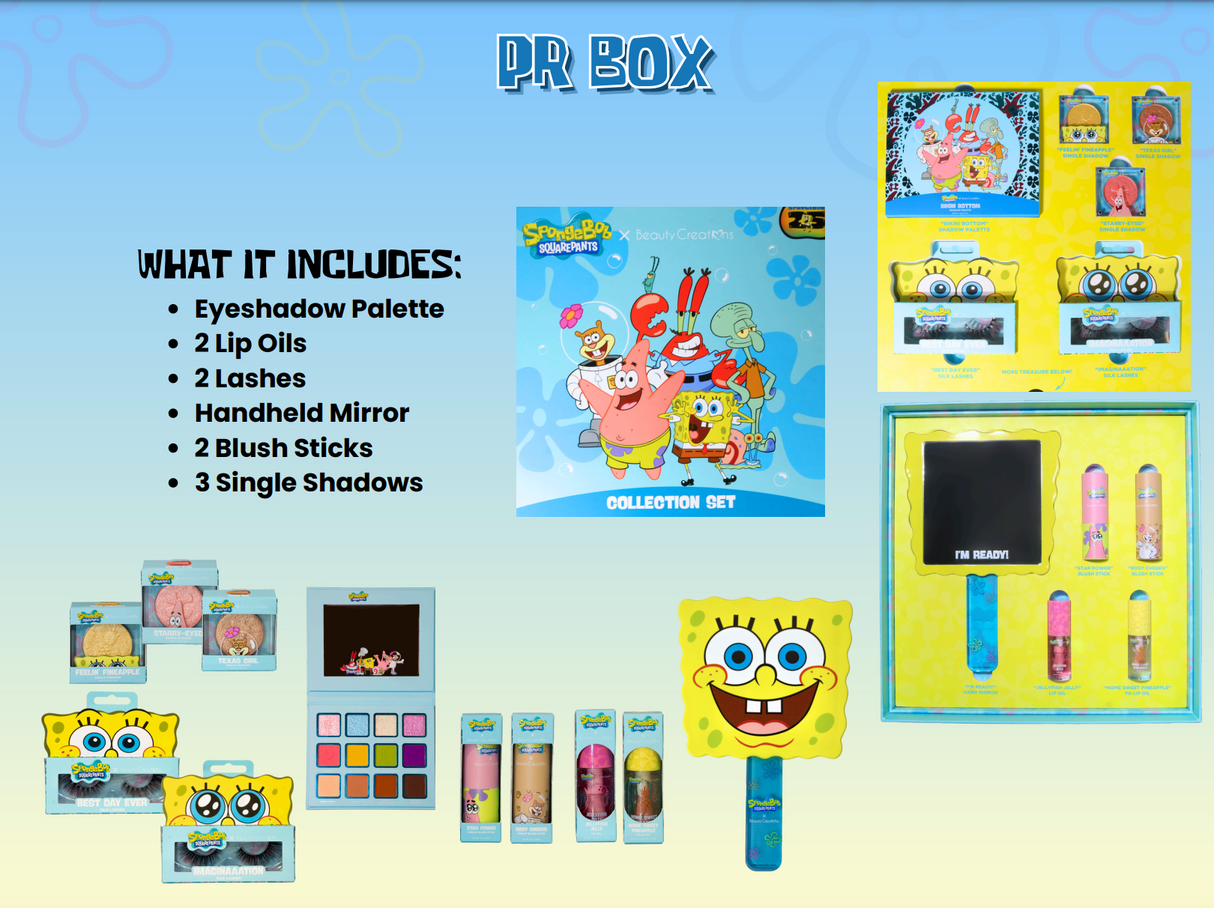 SPONGEBOB SQUAREPANTS X BEAUTY CREATIONS COLLECTION SET (1PC)