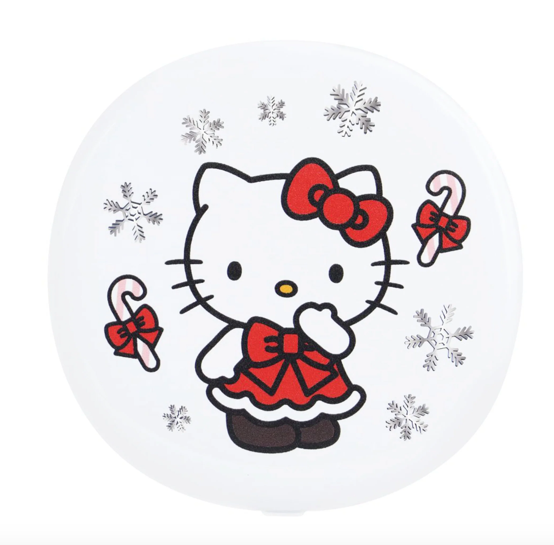 IMPRESSIONS VANITY - HELLO KITTY - FESTIVE LED COMPACT MIRROR-1PC