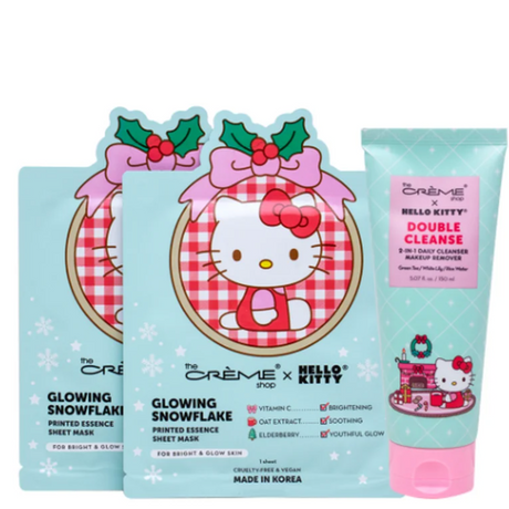 THE CREME SHOP X HELLO KITTY - CLEAE GLOW SKINCARE KIT (1 SET)