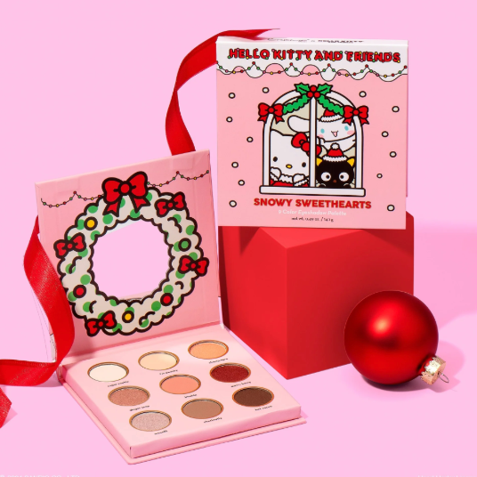 THE CREME SHOP- CHRISTMAS- SNOWY SWEETHEARTS- EYESHADOW PALETTE- 1PC