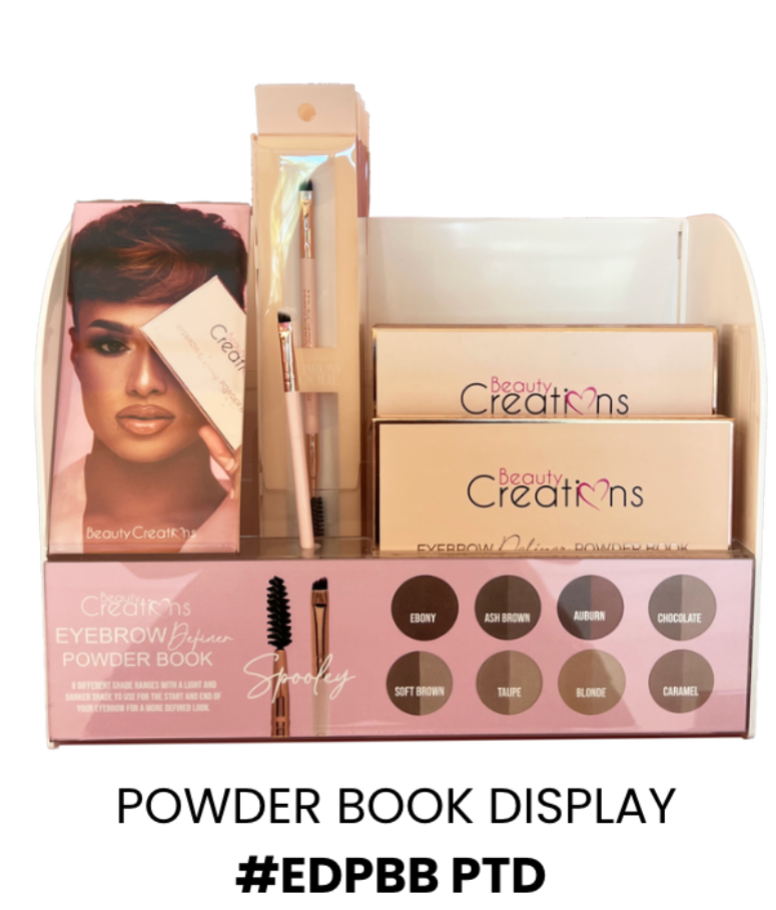 BEAUTY CREATIONS - POWDER BOOK DISPLAY (6PC PER EACH PRODUCT + 1 FREE TESTER)