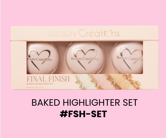 BEAUTY CREATIONS - BAKED HIGHLIGHTER SET