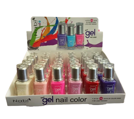 NABI- GEL NAIL COLOR (DISPLAY 24 PCS)