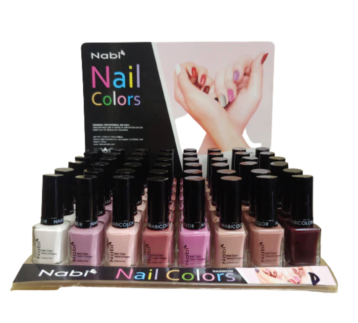 NABI- NAIL POLISH (DISPLAY 48PCS)
