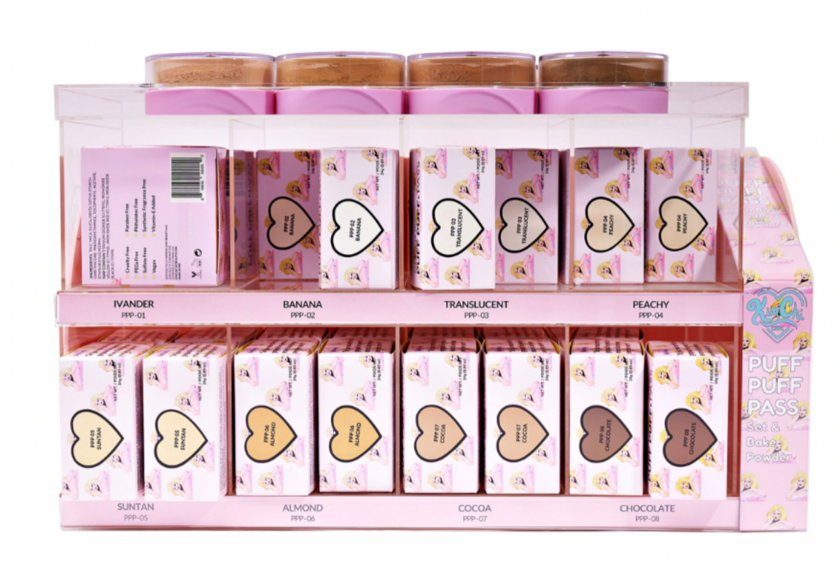 KIMCHI CHIC - PUFF PUFF PASS SET & BAKE POWDER DISPLAY