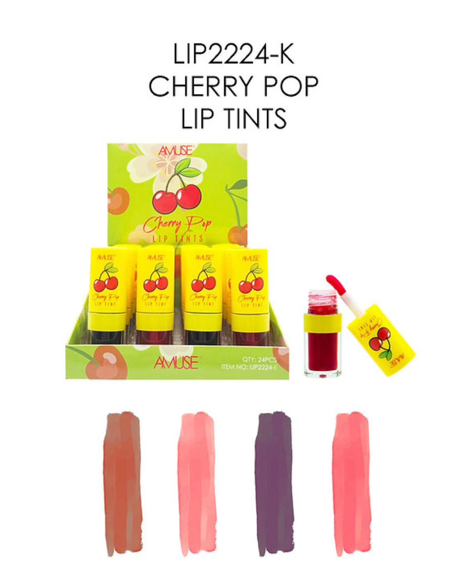 AMUSE - CHERRY POP LIP TINTS (24PCS)