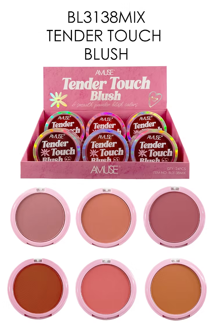 AMUSE - TENDER TOUCH BLUSH (24PCS)