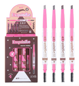 ROMANTIC BEAUTY- EXQUISITE BROW PENCIL- 4 SHADES  (24PCS)