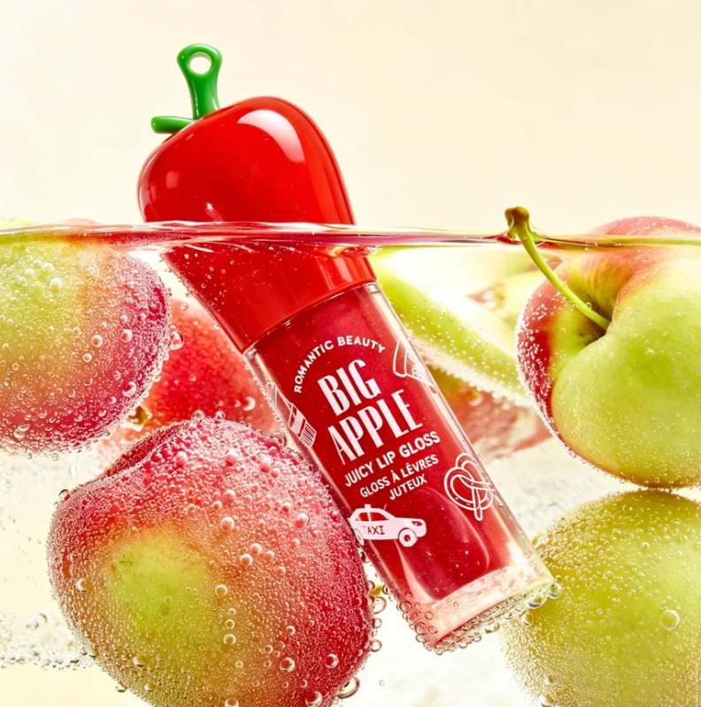 ROMANTIC BEAUTY- BIG APPLE  JUICY LIP GLOSS (12PCS)