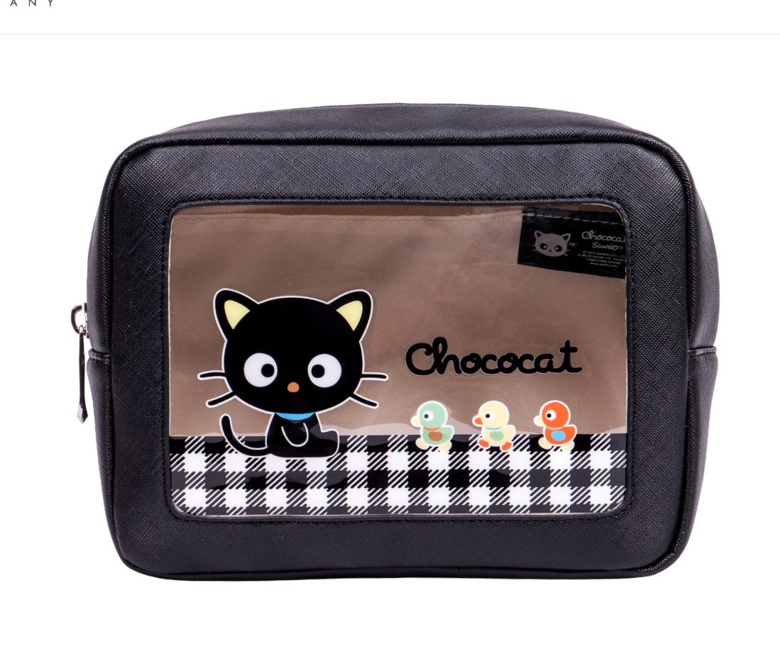 IMPRESSIONS VANITY - CHOCOCAT WINDOW COSMETIC POUCH (1PC)