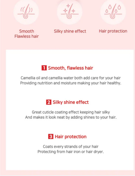 REDFLO- CAMELLIA HAIR COATING ESSENCE- 1PC