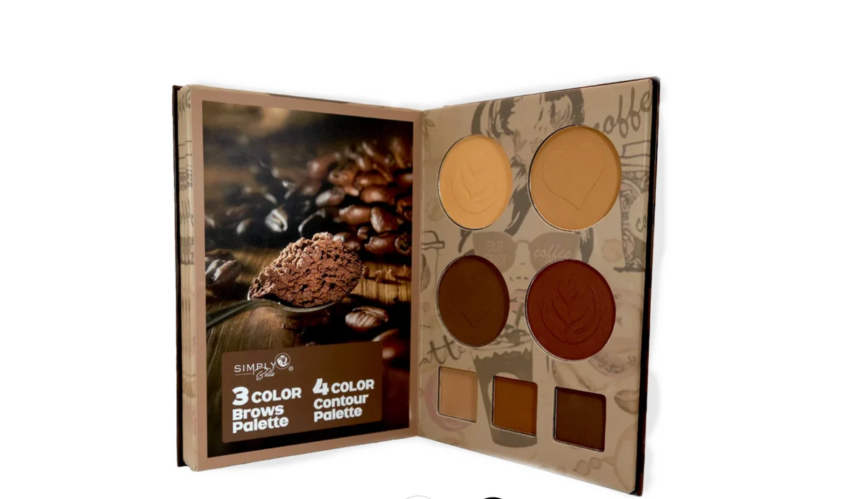 SIMPLY BELLA - COFFEE TIME BOOK PALETTE (1PC)