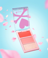 BEAUTY CREATIONS X TOKIDOKI- PEACH BLOSSOM- BLUSH TRIO- 1PC