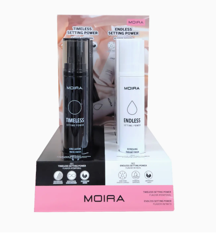 MOIRA- TIMELESS & ENDLESS SETTING POWER- CARDBOARD DISPLAY