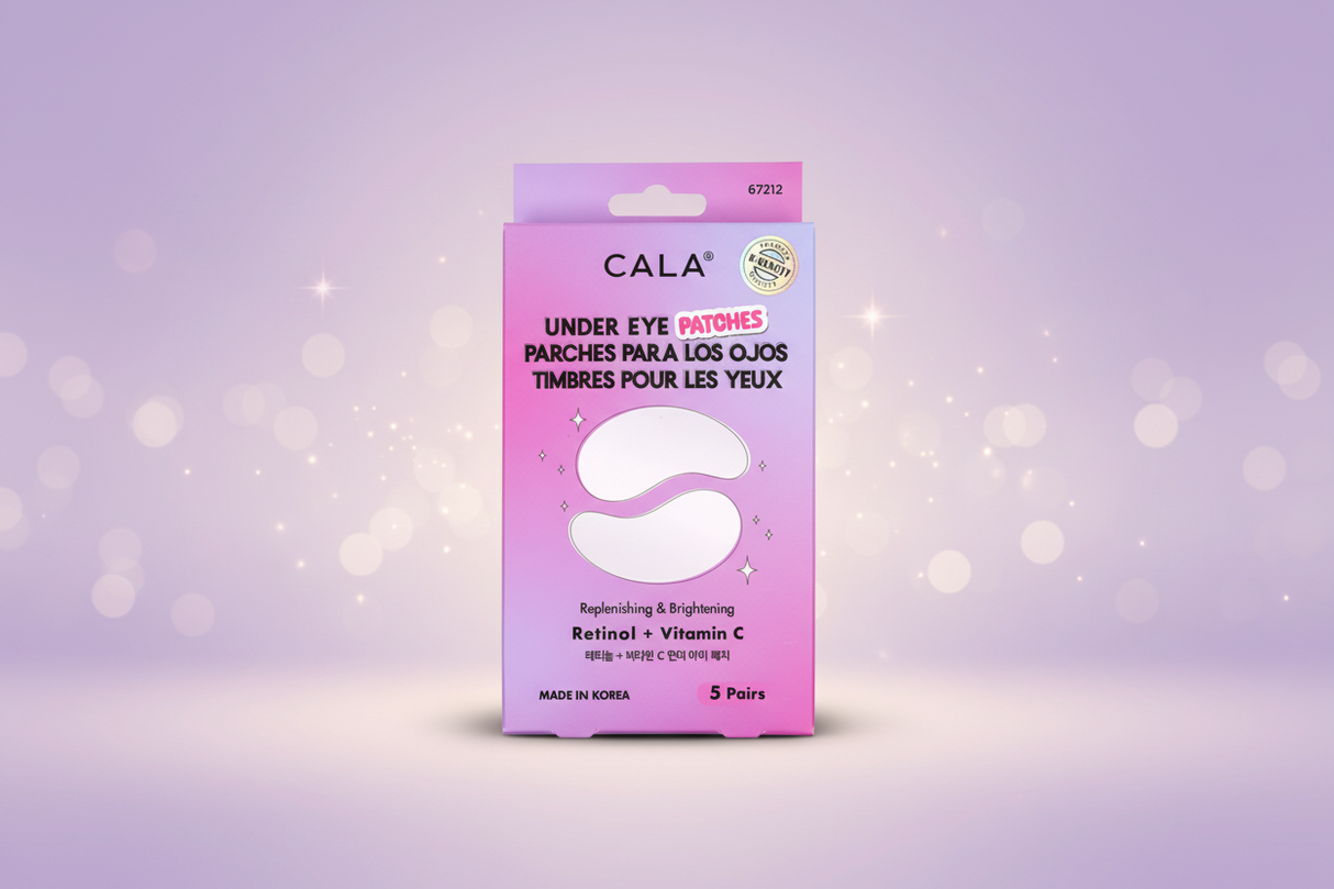 CALA - UNDER EYE PATCHES RETINPOL & VITAMIN C - 6PCS