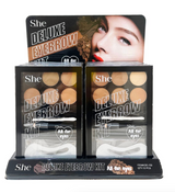 S.HE MAKEUP- DELUXE EYEBROW KIT (12PCS)