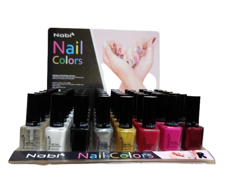NABI- NAIL POLISH (DISPLAY 48PCS)