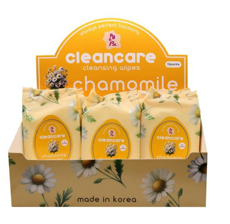 PB & JAY- CLEANCARE- CLEANSING WIPES- (12PCS) -   2 NEW FLAVORS