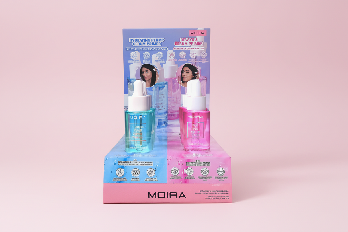 MOIRA- HSP SERUM PRIMERS CARDBOARD DISPLAY
