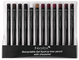 NABI- RETRACTABLE GEL EYE/LIP LINER PENCIL WITH SHARPENER (72PCS)