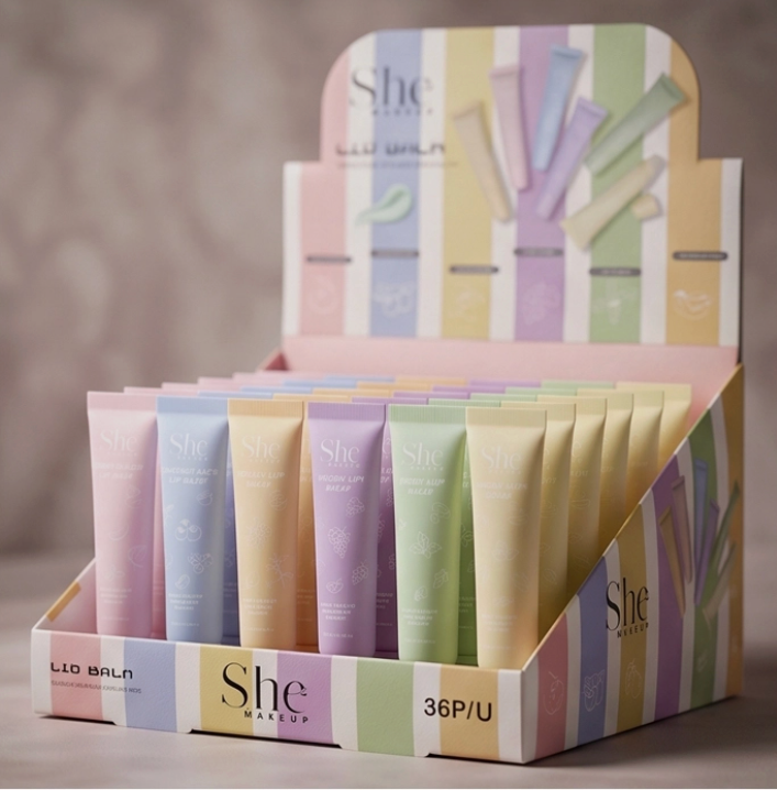 S.HE MAKEUP - LIP BALM - MAKES YOUR LIP GLOOSY AND HEALTHY (36PCS)