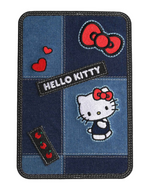 IMPRESSIONS VANITY X HELLO KITTY - PATCHWORK DENIM TOUCH PAD FOLIO LED MAKEUP MIRROR (1PC)