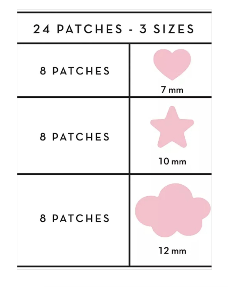 THE CREME SHOP - COTTON CANDY SKIN - HYDROCOLLOID BLEMISH PATCHES- 1 PACK (6PC)