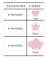 THE CREME SHOP - COTTON CANDY SKIN - HYDROCOLLOID BLEMISH PATCHES- 1 PACK (6PC)
