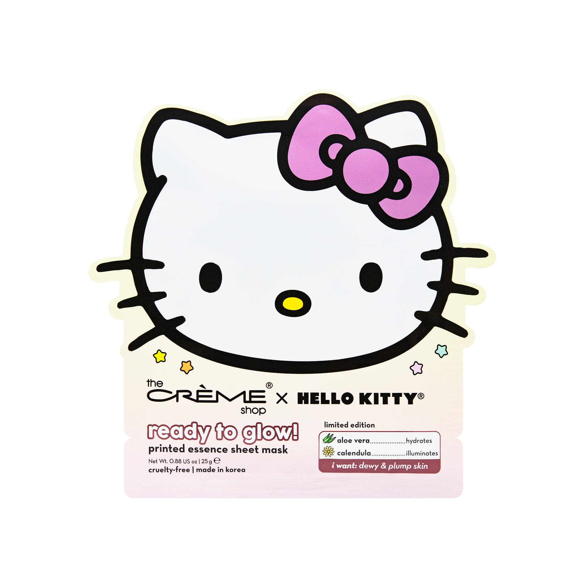THE CREME SHOP - HELLO KITTY PRINTED ESSENCE SHEET MASK (3PCS