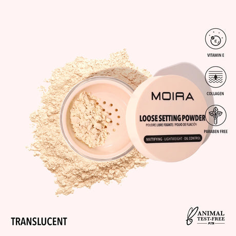 MOIRA - POUDRE FIXATION LIBRE (NOUVELLES TEINTES)