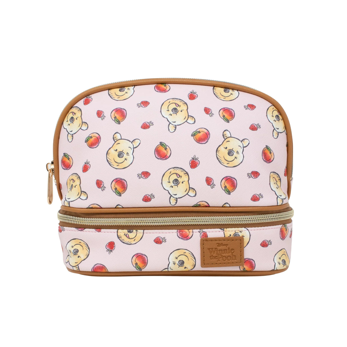 IMPRESSIONS VANITY X WINNIE THE POOH- DOUBLE LAYER MAKEUP BAG- 1PC