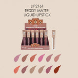 AMUSE - TEDDY MATTE LIQUID LIPSTICK - DISPLAY (24 PCS)