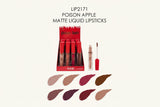 AMUSE - POISON APPLE - 8 MATTE LIQUID LIPSTICK - DISPLAY (24PCS)
