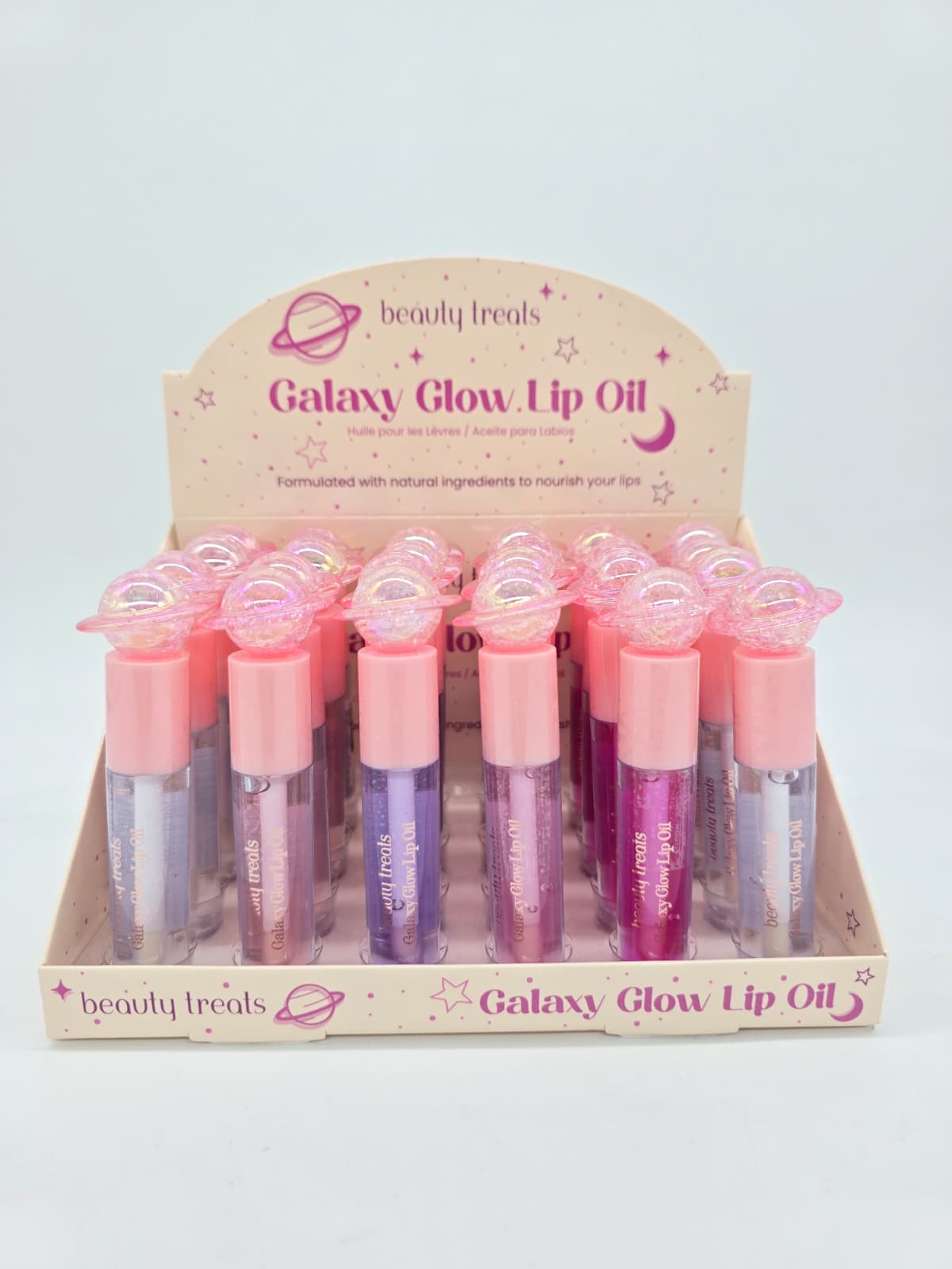 BEAUTY TREATS- GALAXY GLOW- LIP OIL- 24PCS