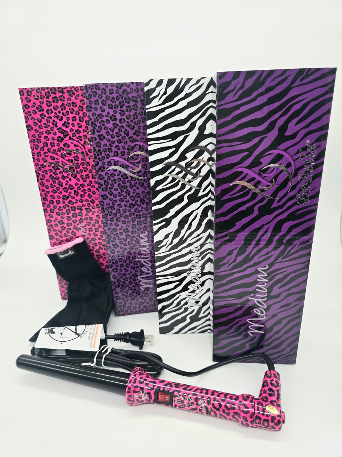BE BELLA- 25MM CURLING IRON- 1PC MIX COLOR